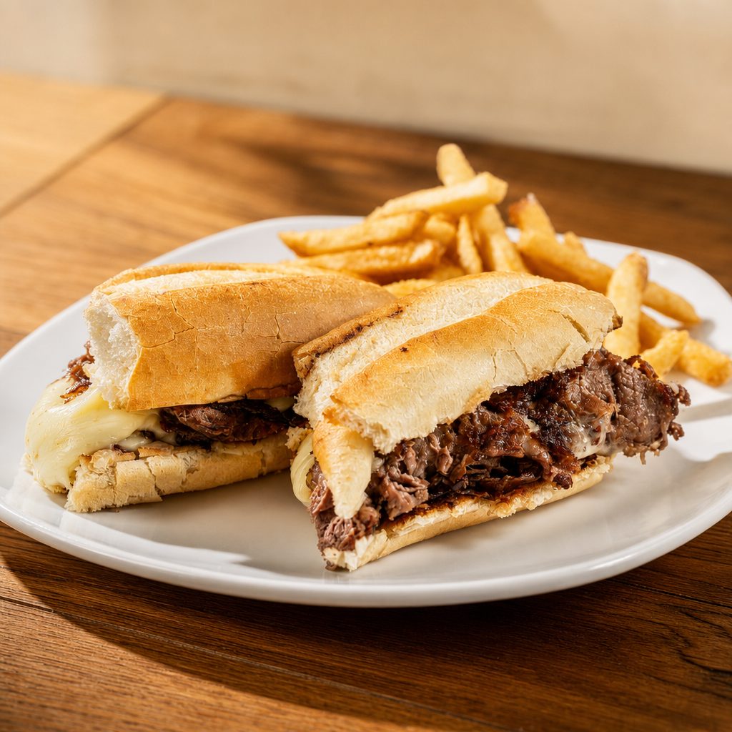 French Dip Sandwich.
